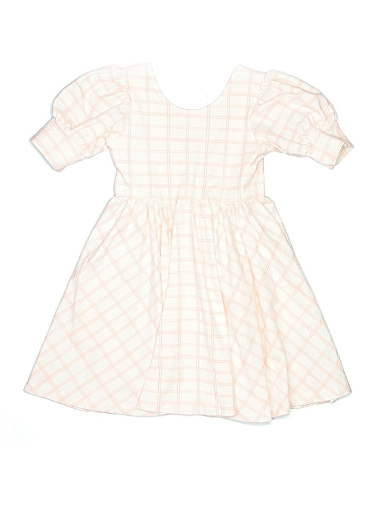 Pre-owned Assorted Brands Kids' Dress In White