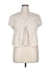 SO Ivory Short Sleeve Blouse Size XL - photo 1