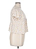 SO Ivory Short Sleeve Blouse Size XL - photo 4