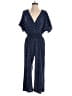Lioness 100% Polyester Polka Dots Blue Jumpsuit Size 6 - photo 1
