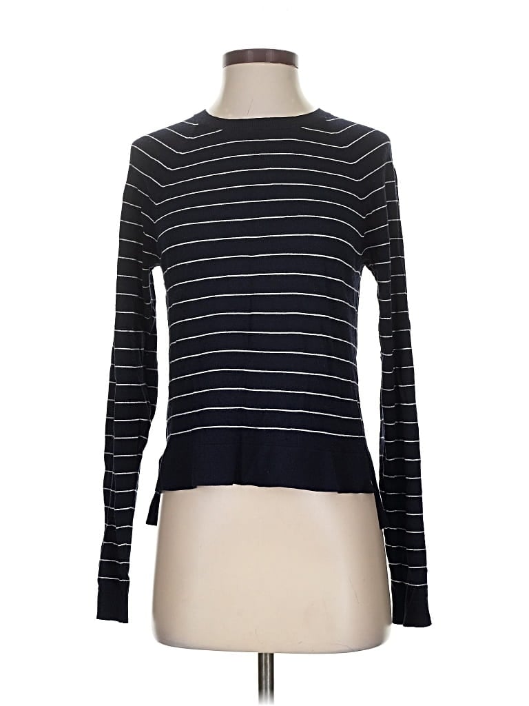 Pre-owned Ann Taylor Loft Long Sleeve T-shirt In Black