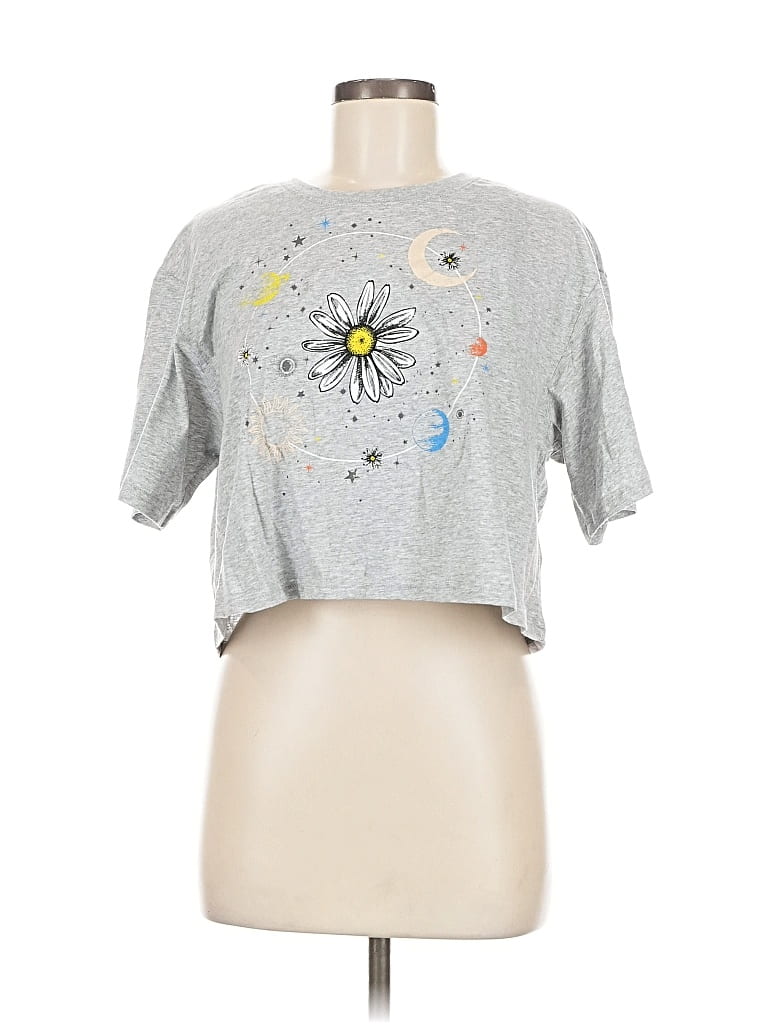 Pre-owned Self E Short Sleeve T-shirt In Silver