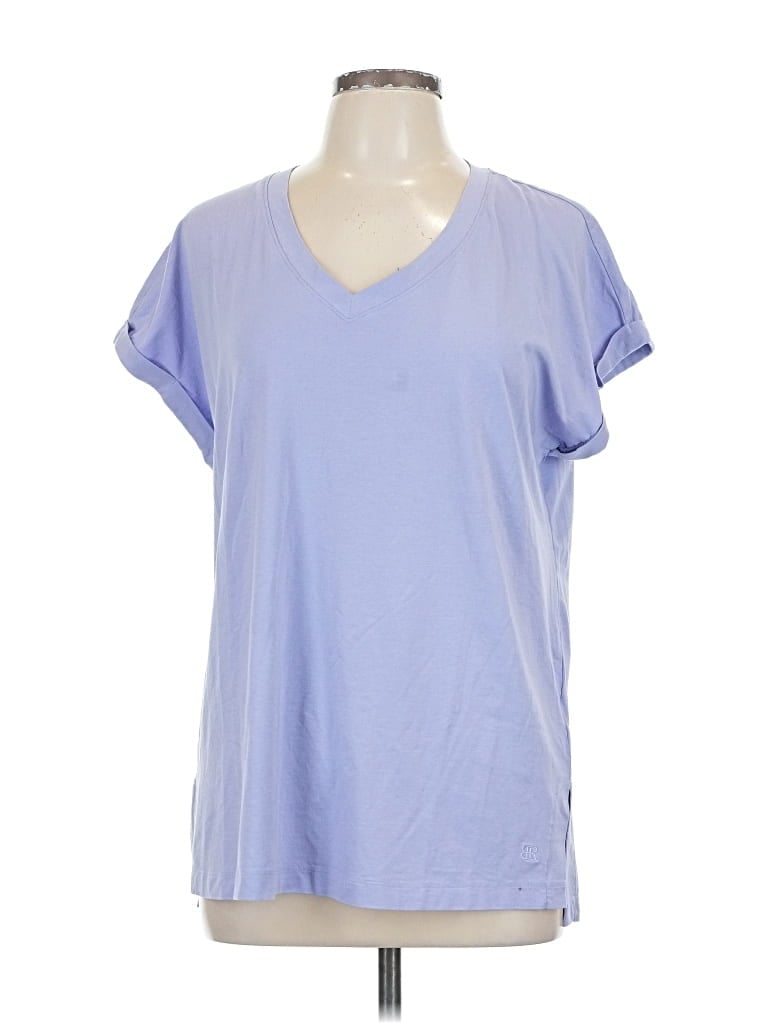 Pre-owned Banana Republic Short Sleeve T-shirt In Blue