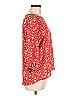 Papermoon 100% Polyester Red 3/4 Sleeve Blouse Size M - photo 4
