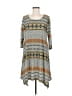 Wilde Print Gray Casual Dress Size M - photo 1