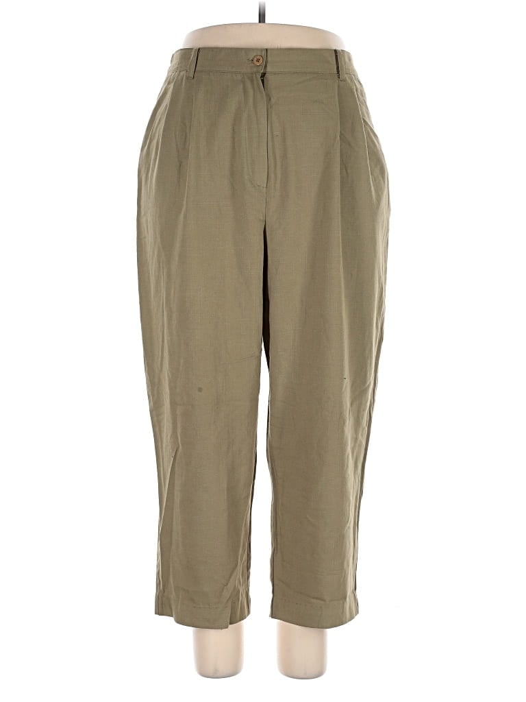 Pre-owned Sag Harbor Casual Pants In Green