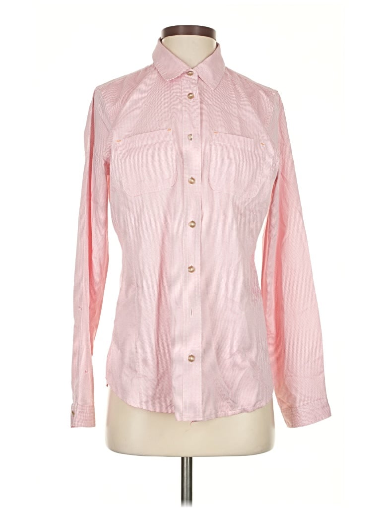 Pre-owned Orvis Long Sleeve Button Down Shirt In Pink