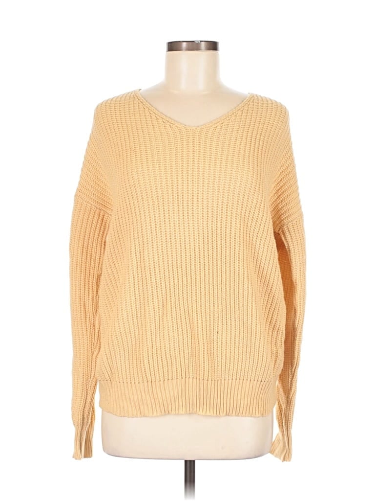 Pre-owned Love Tree Pullover Sweater In Yellow
