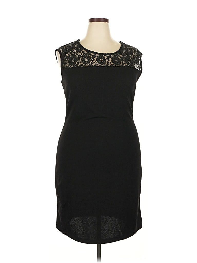 Pre-owned Slny Cocktail Dress In Black