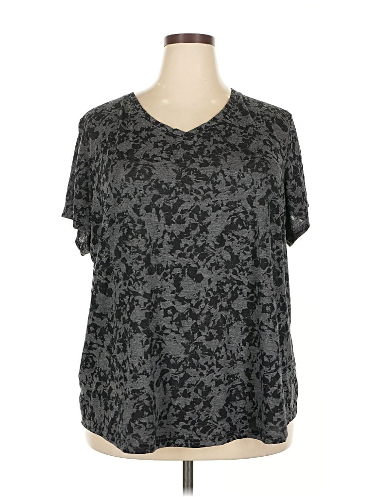 Pre-owned Tek Gear Short Sleeve T-shirt In Gray