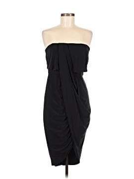 black and natural wood dresser Strapless Lace Inset Dress Chalk & Black / 14 main image 1