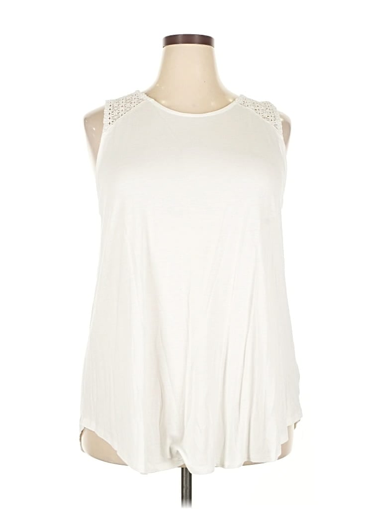Pre-owned Old Navy Sleeveless Blouse In White