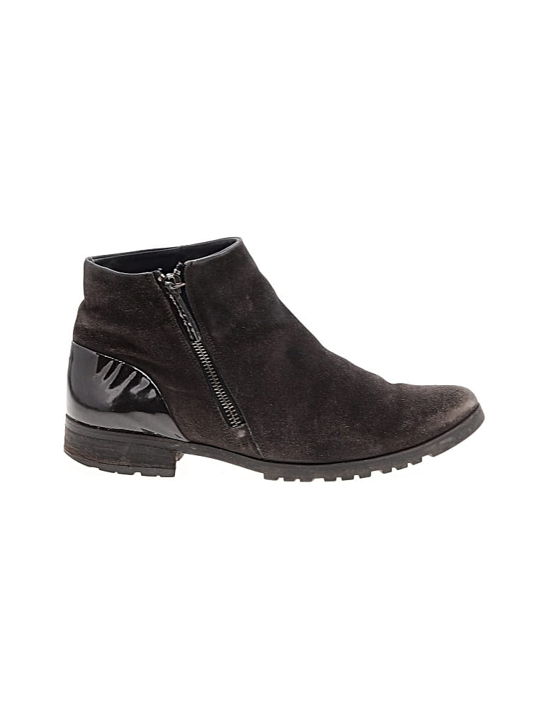 Pre-owned Paul Green Ankle Boots In Black