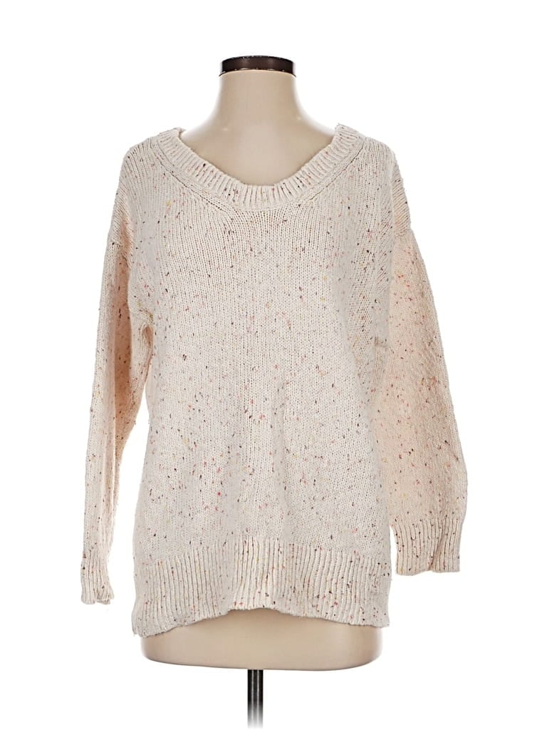 Pre-owned Old Navy Pullover Sweater In White
