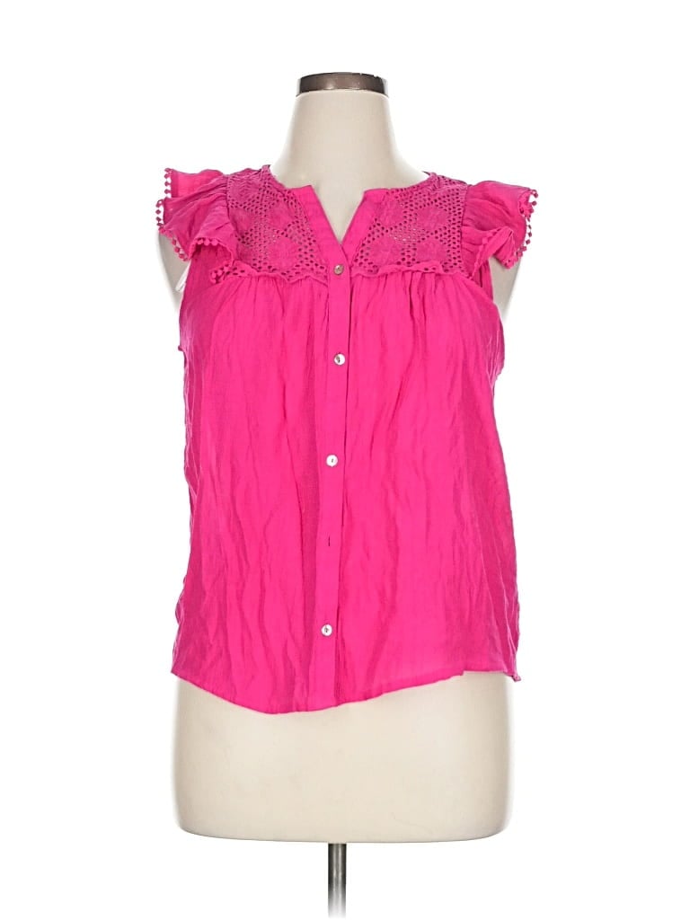 Pre-owned Nanette Lepore Sleeveless Blouse In Pink