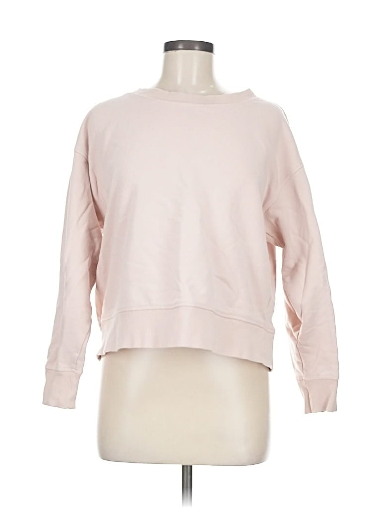 Pre-owned H&m Sweatshirt In Pink