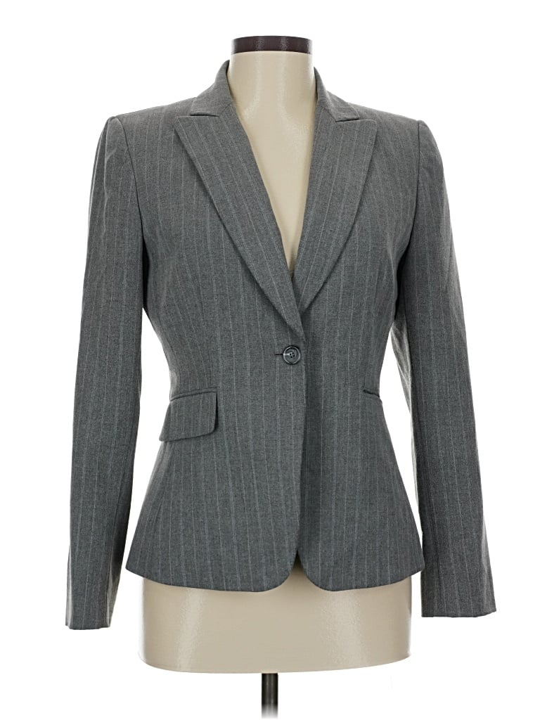 Pre-owned Tahari By Asl Blazer Jacket In Gray