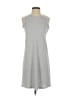 Nine West Solid Gray Casual Dress Size S - photo 1