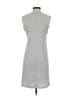 Nine West Solid Gray Casual Dress Size S - photo 2