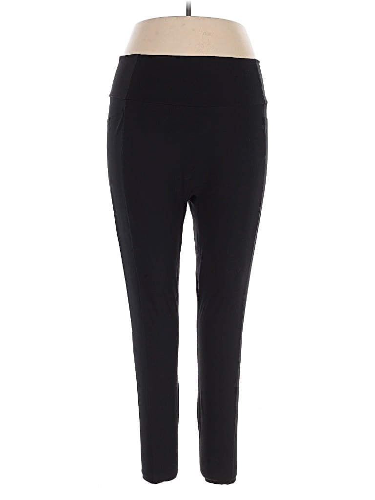 Pre-owned Honeylove Active Pants In Black