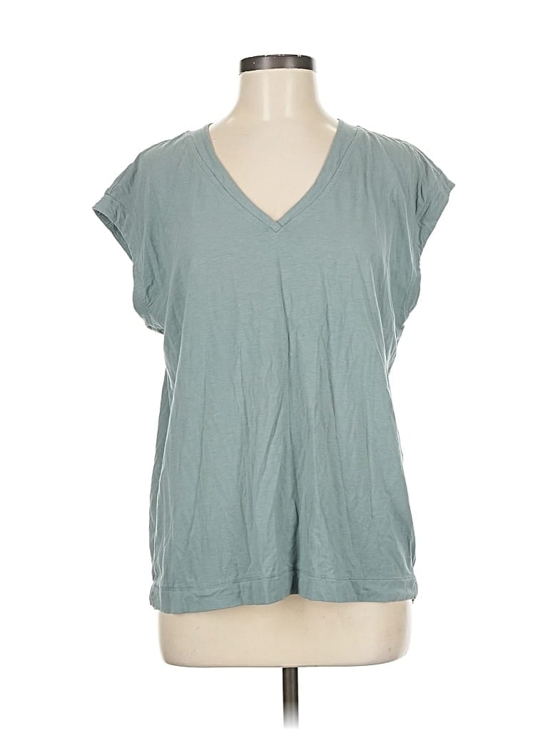 Pre-owned Athleta Sleeveless T-shirt In Blue