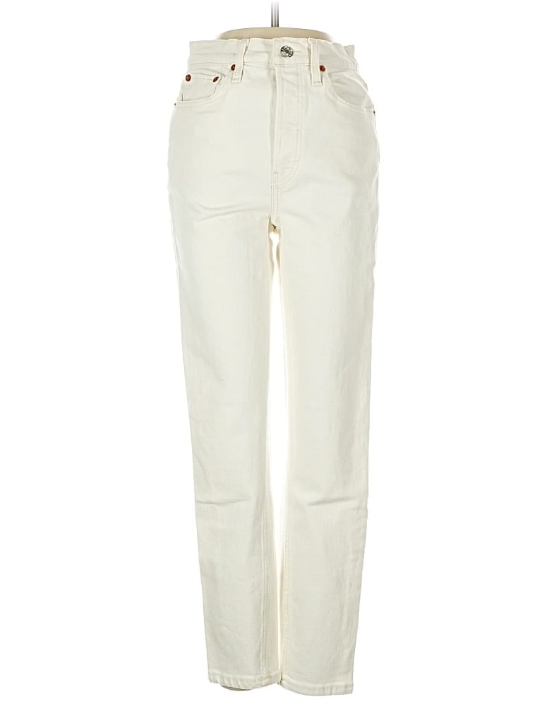 Pre-owned Re/done Jeans In White