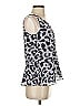CAbi 100% Polyester Silver Sleeveless Top Size XS - photo 4