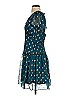 Francesca's 100% Polyester Hearts Teal Cocktail Dress Size XS - photo 5