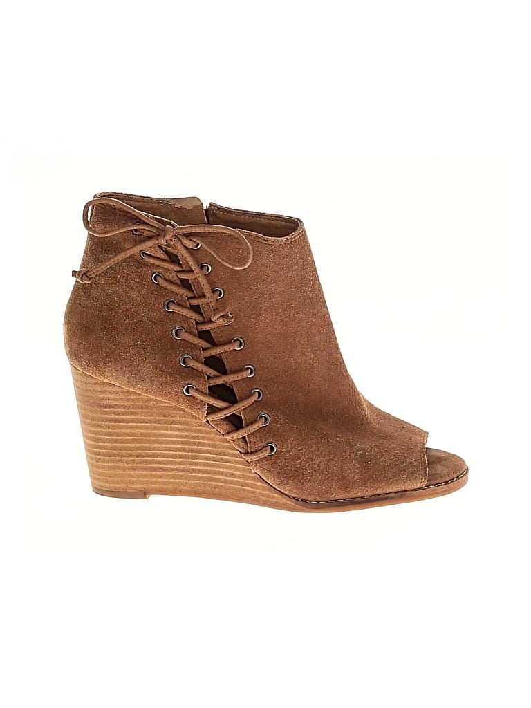 Pre-owned Lucky Brand Wedges In Brown