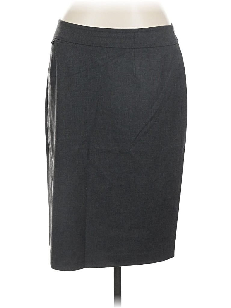 Pre-owned Calvin Klein Formal Skirt In Gray