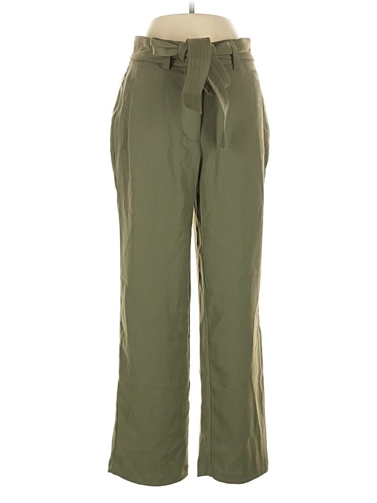 Pre-owned Quince Casual Pants In Green