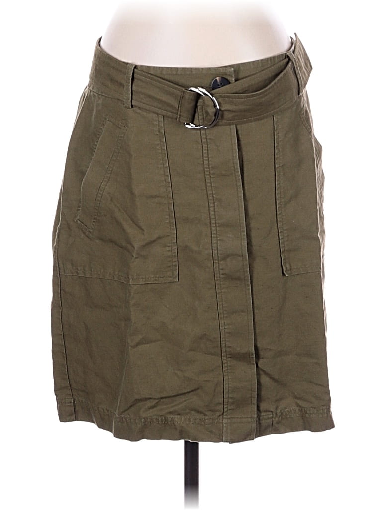 Pre-owned Ann Taylor Casual Skirt In Green