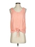 A New Day 100% Polyester Orange Sleeveless Blouse Size S - photo 1