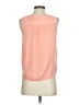 A New Day 100% Polyester Orange Sleeveless Blouse Size S - photo 2