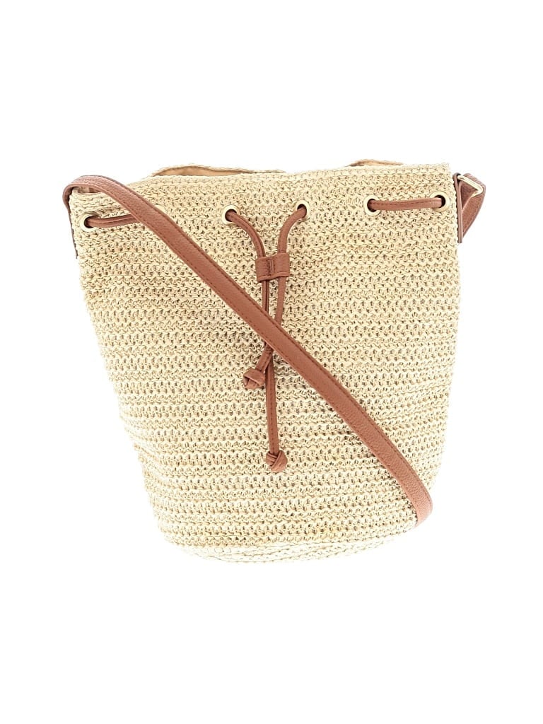 Pre-owned Montce Bucket Bag In White