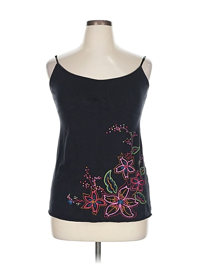 Pre-owned Dkny Jeans Tank Top In Black