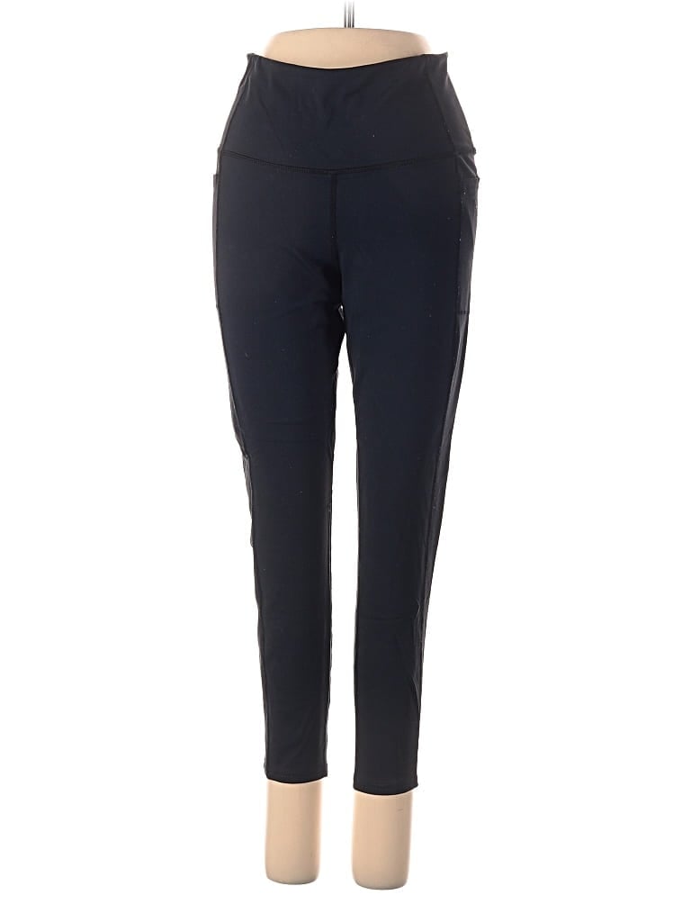 Pre-owned Skechers Active Pants In Black