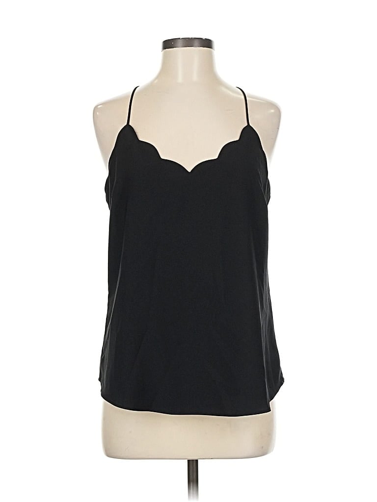 Pre-owned J.crew Factory Store Sleeveless Blouse In Black