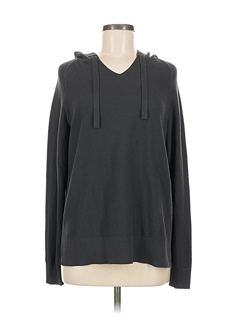 Pre-owned Banana Republic Pullover Hoodie In Gray