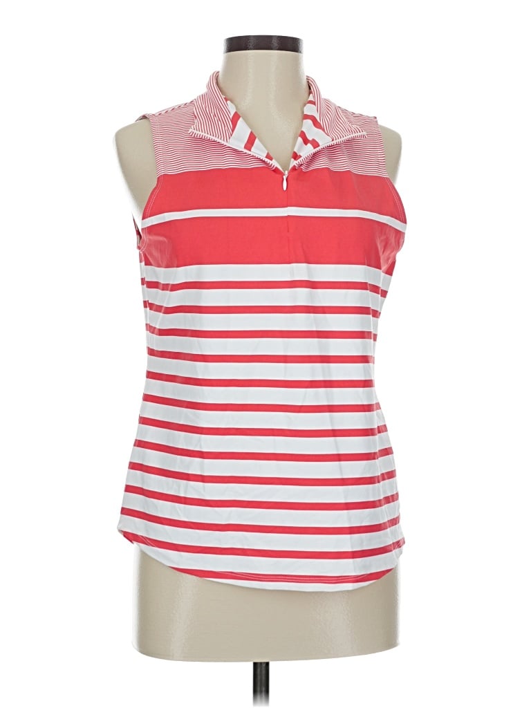 Pre-owned Tommy Bahama Sleeveless Blouse In Red