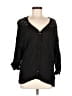 Ella Moss 100% Rayon Black 3/4 Sleeve Blouse Size M - photo 1