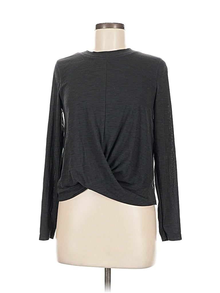 Pre-owned Active By Old Navy Long Sleeve T-shirt In Gray