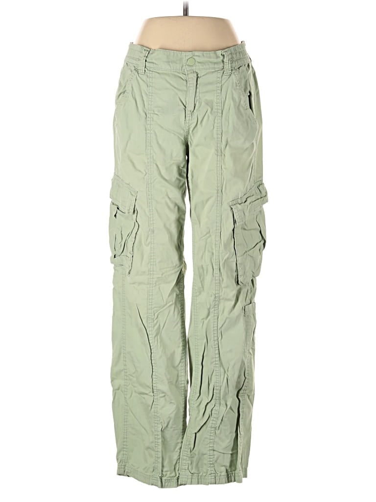 Pre-owned Divided By H&m Cargo Pants In Green