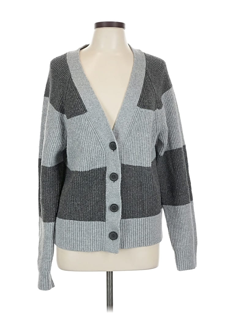 Pre-owned Old Navy Cardigan Sweater In Gray