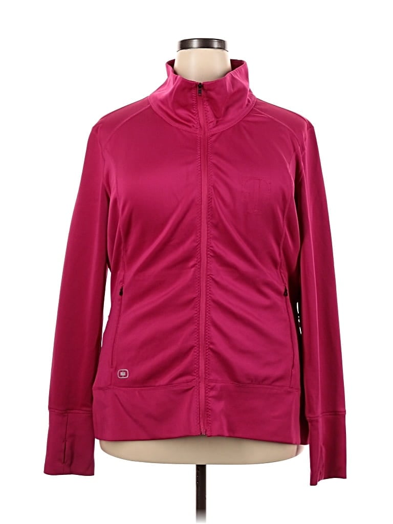 Pre-owned Ogio Track Jacket In Pink