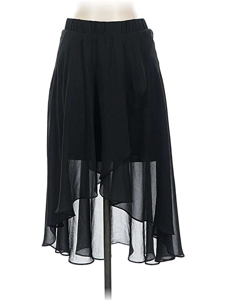 Pre-owned Bebe Formal Skirt In Black