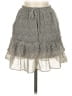 Sienna Sky 100% Polyester Polka Dots Gray Casual Skirt Size XS - photo 1