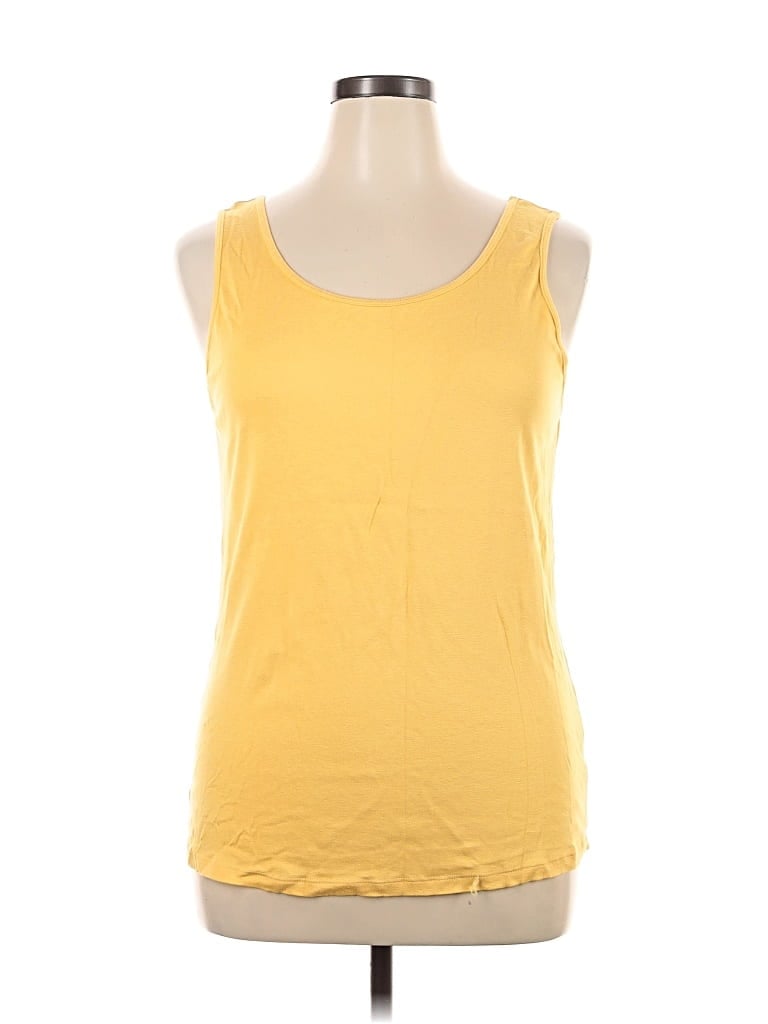 Pre-owned Sonoma Goods For Life Sleeveless T-shirt In Yellow