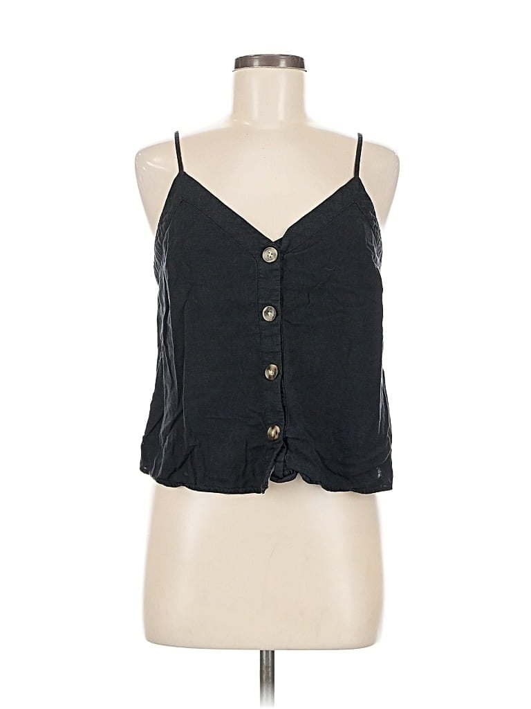 Pre-owned Abercrombie & Fitch Sleeveless Blouse In Black