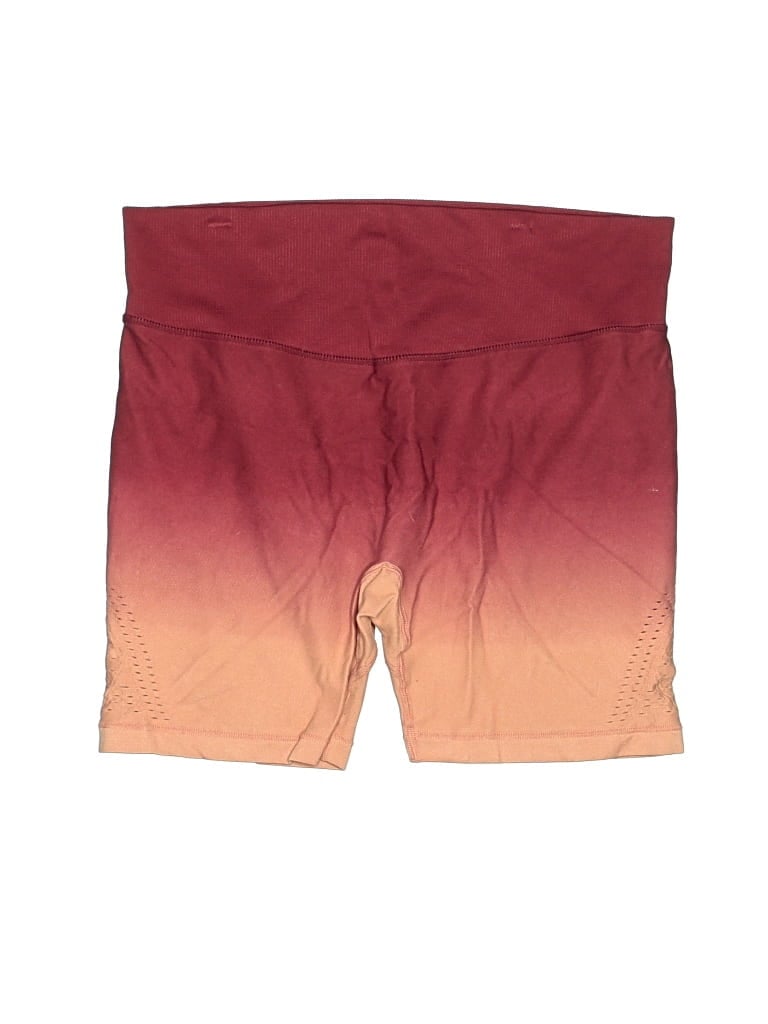 Pre-owned Victoria's Secret Pink Athletic Shorts In Burgundy